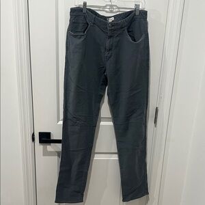 Peter Millar Men's Slim Straight Gray Jeans Size 34